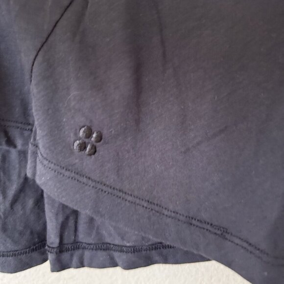 Sweaty Betty Long Sleeve Black T Shirt Size 12 Large Athleisure - Picture 5 of 8